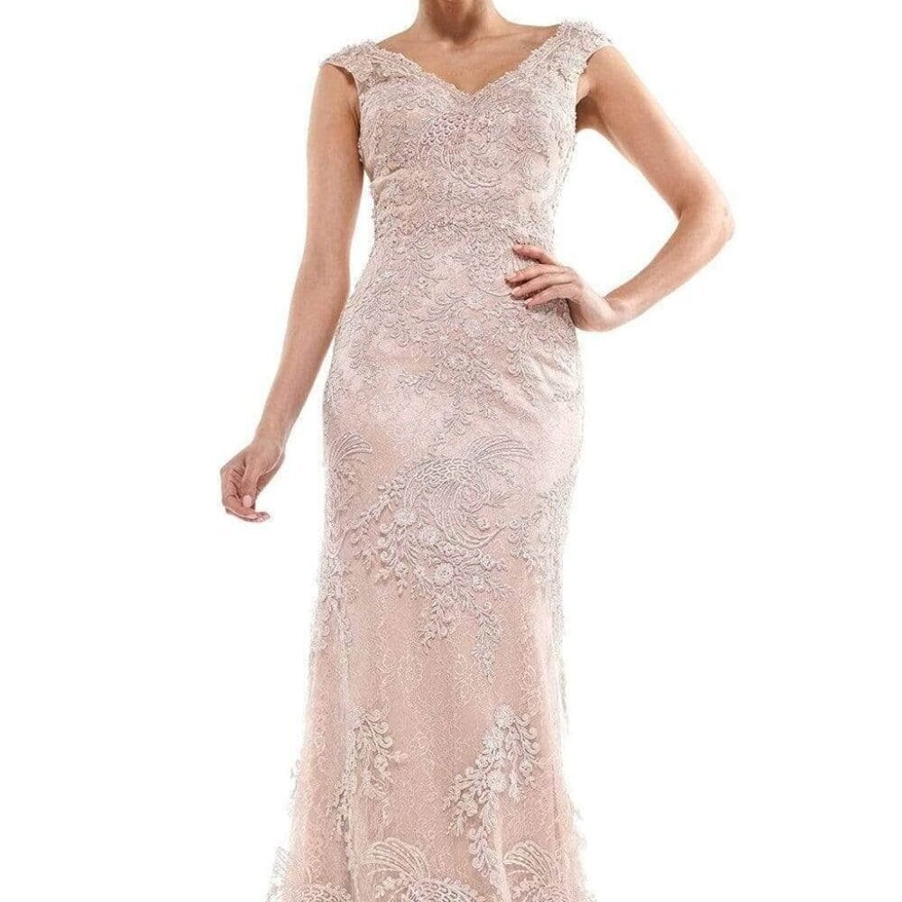 SALE NWT Marsoni By Colors MV1030 Lace Mother of the Bride Dress  Mauve 8